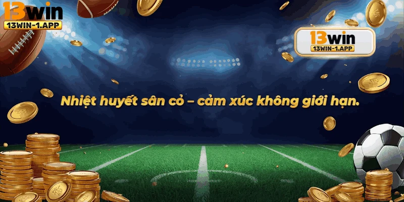 Giao diện trang chủ Thể thao 13win hiện đại và thu hút