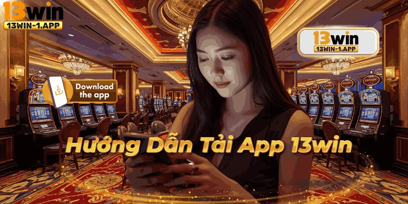Hình ảnh giao diện hiện đại của ứng dụng tải app 13win.
